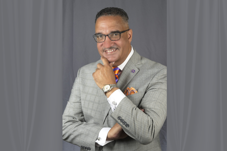 Ludwig Gaines headshot on gray background